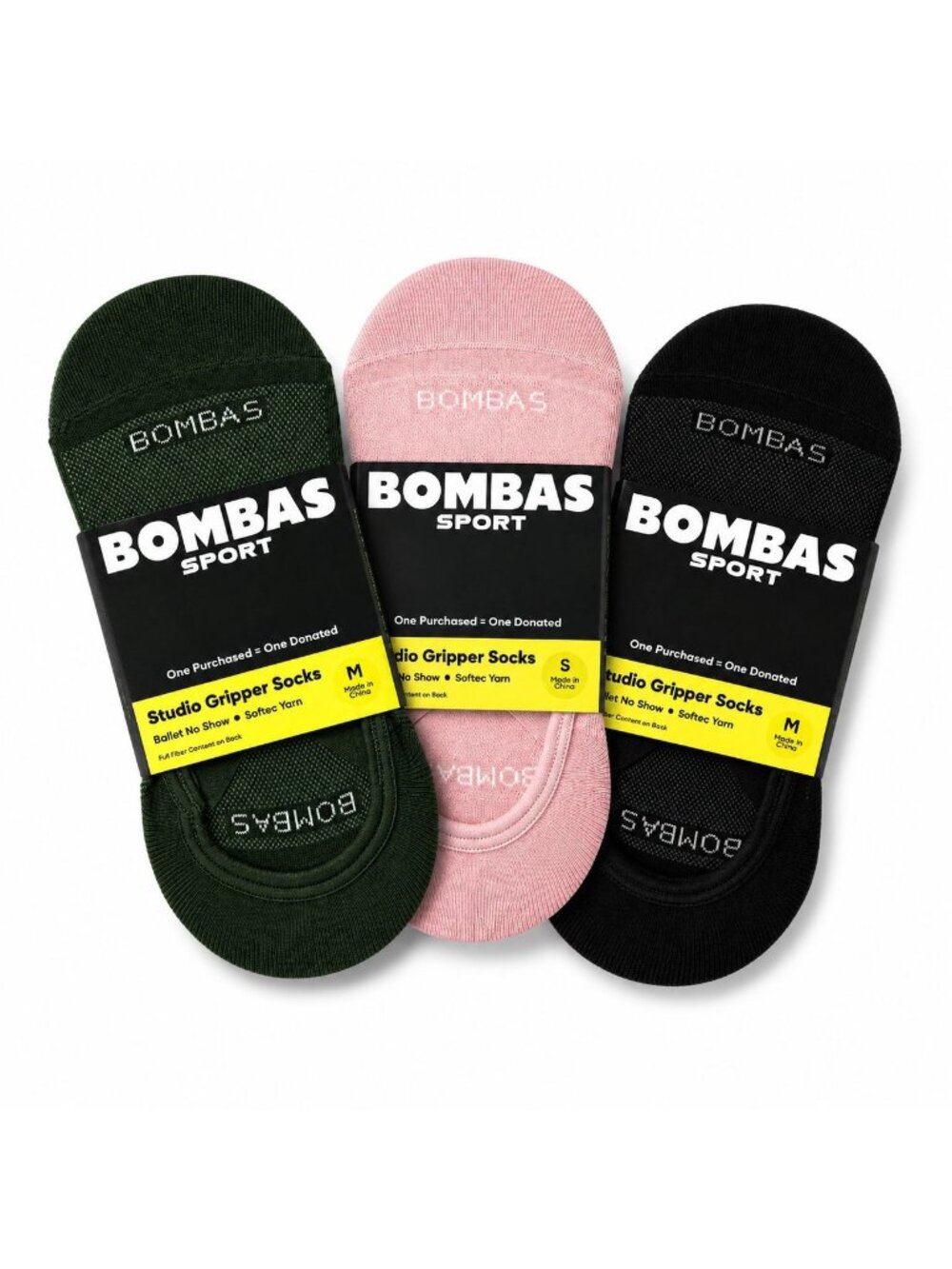 Bombas Studio Gripper Ballet No Show Socks | Pilates Grip Socks Women NWT